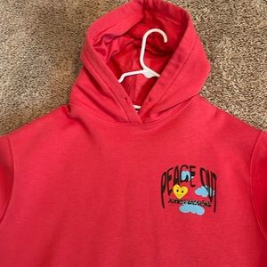 cute hoodie. worn once! great condition.